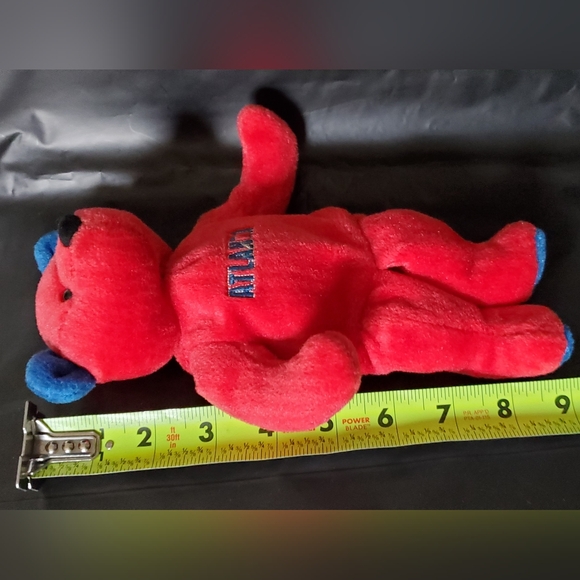 Salvino’s Bammer Team Set 2000 Atlanta Braves Greg Maddux 31 Plush Beanie - EUC - Picture 8 of 8